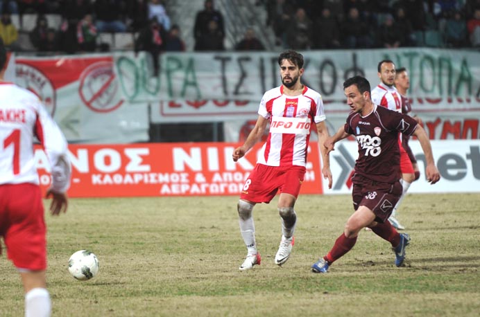 ΟΛΥΜΠΙΑΚΟΣ ΒΟΛΟΥ-ΑΕΛ 0-0 13.03.2013